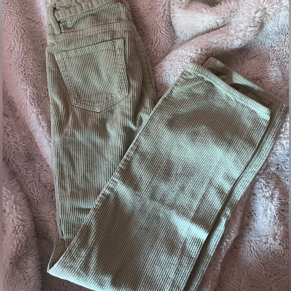 S PacSun light green corduroy pants